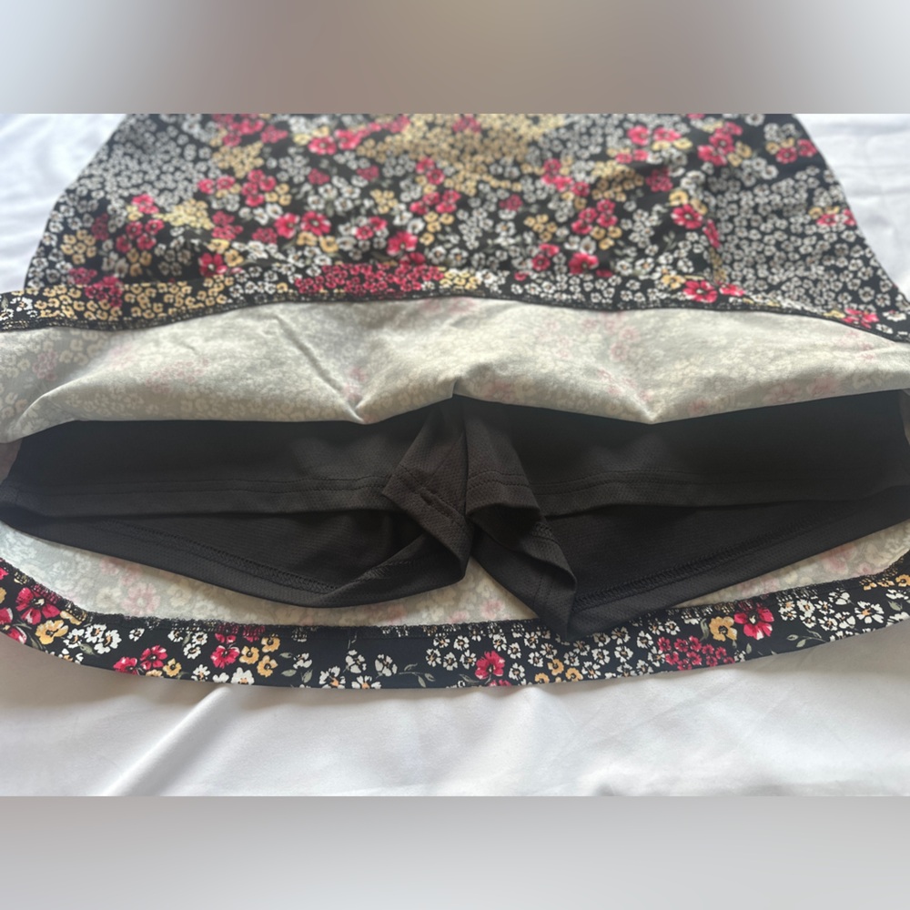 Rafaella Comfort Floral Print Skort - Picture 7 of 7